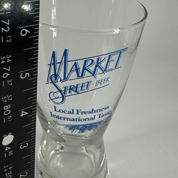 Beer Liquor Glasses Lot of 5 Market St Seagrams Kriek King Stefans FREE SHIPPING - Picture 15 of 16